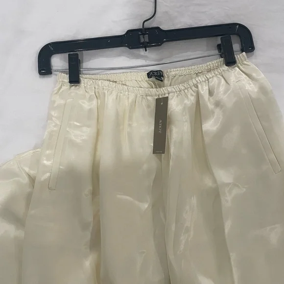 J. Crew Cosmo pant in luster charmeuse in ivory lace size XS - Picture 6 of 8